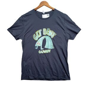 Gumby Get Bent Pokey Show 50s Art Clokey Indie Hipster Gray Men's T-Shirt L